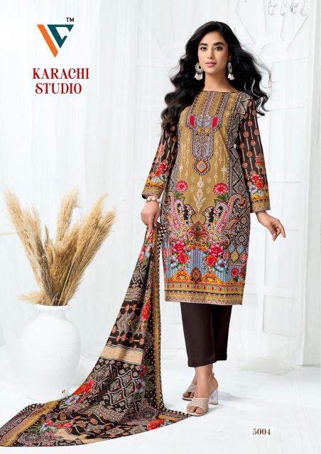 Vandana‎‎‎‎ Karachi studio vol 5 catalog wholesale dress materials in surat