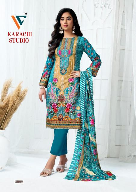 Vandana‎‎‎‎ Karachi studio vol 5 catalog wholesale dress materials in surat
