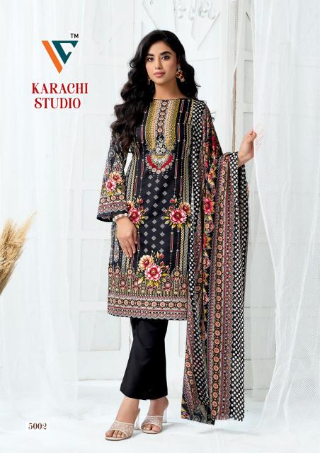 Vandana‎‎‎‎ Karachi studio vol 5 catalog wholesale dress materials in surat