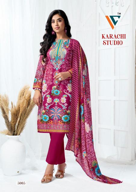 Vandana‎‎‎‎ Karachi studio vol 5 catalog wholesale dress materials in surat