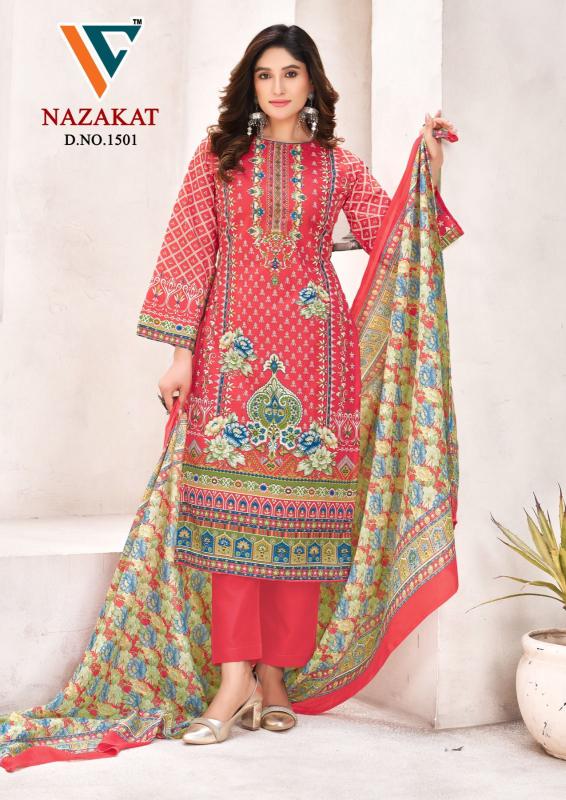 Vandana‎‎‎‎ Nazakat vol 15 catalog wholesale dress material suppliers in surat
