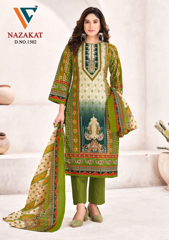 Vandana‎‎‎‎ Nazakat vol 15 catalog wholesale dress material suppliers in surat