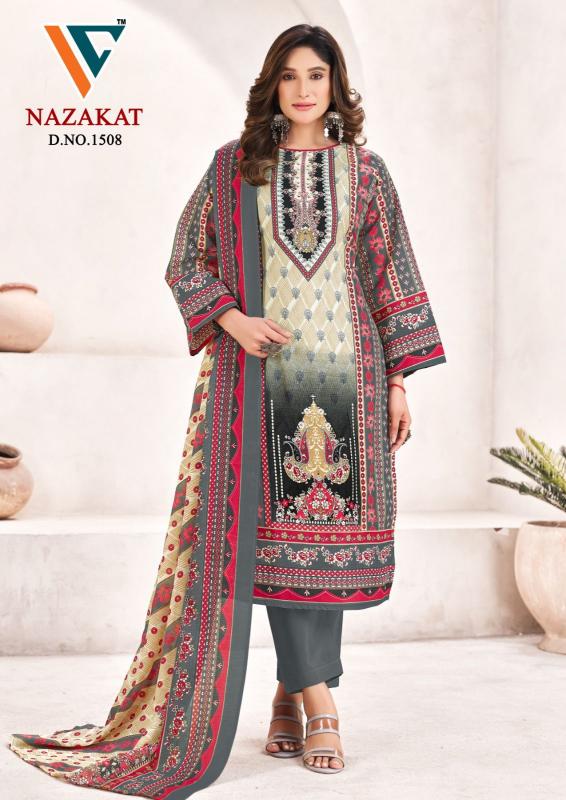 Vandana‎‎‎‎ Nazakat vol 15 catalog wholesale dress material suppliers in surat