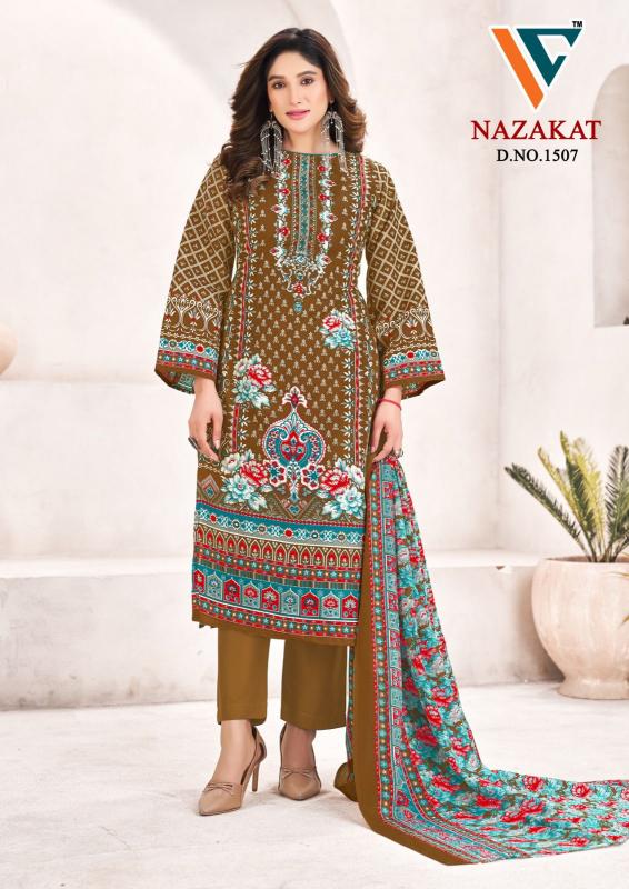 Vandana‎‎‎‎ Nazakat vol 15 catalog wholesale dress material suppliers in surat