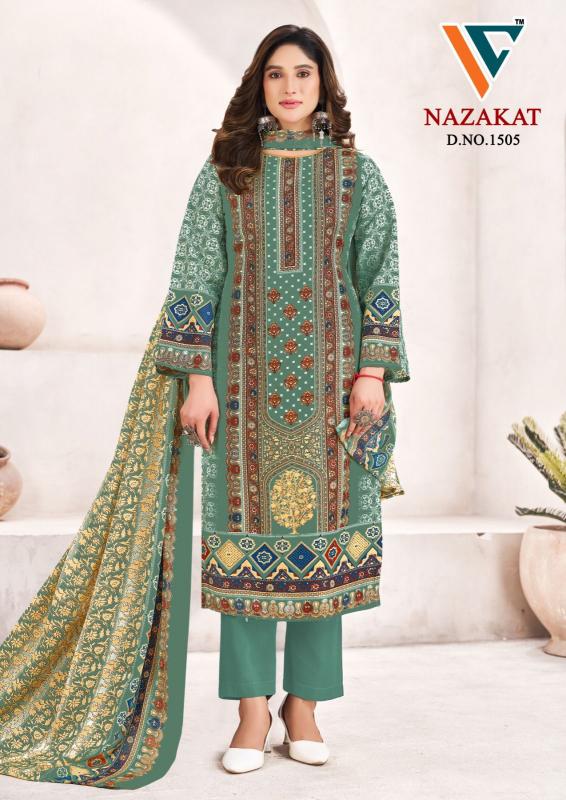 Vandana‎‎‎‎ Nazakat vol 15 catalog wholesale dress material suppliers in surat