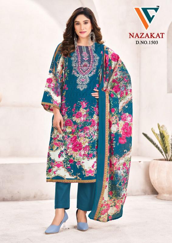 Vandana‎‎‎‎ Nazakat vol 15 catalog wholesale dress material suppliers in surat