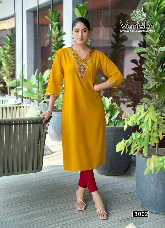 Vaniska Five Star Vol 3 Catalog wholesale kurtis shop in udaipur