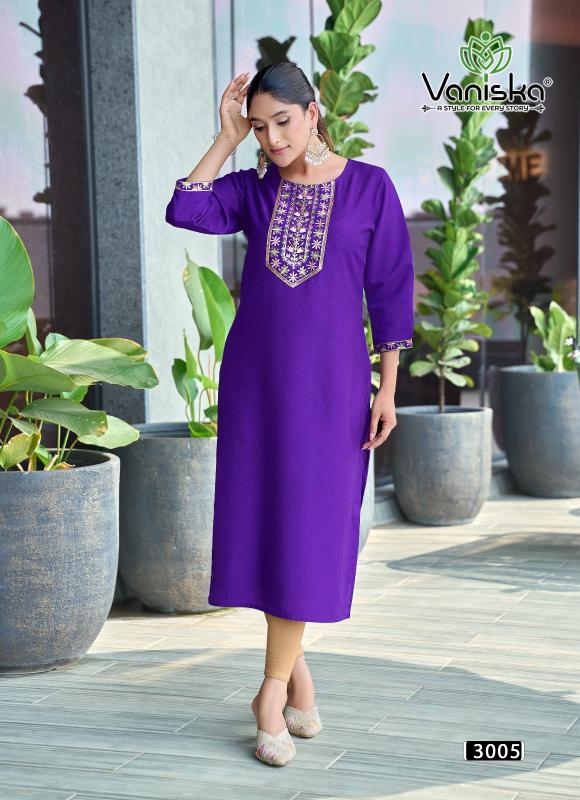 Vaniska Five Star Vol 3 Catalog wholesale kurtis shop in udaipur