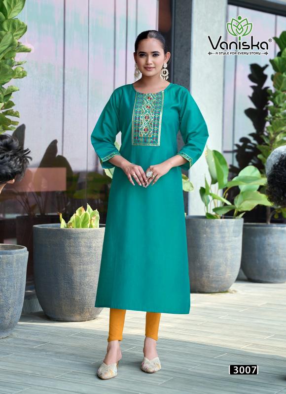 Vaniska Five Star Vol 3 Catalog wholesale kurtis shop in udaipur