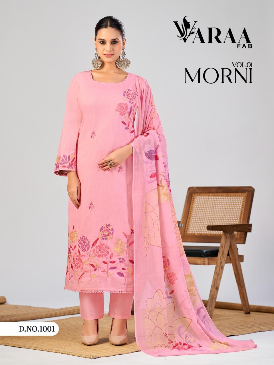 Varaa fab Morni vol 1 catalog unstitched salwar kameez wholesalers in mumbai