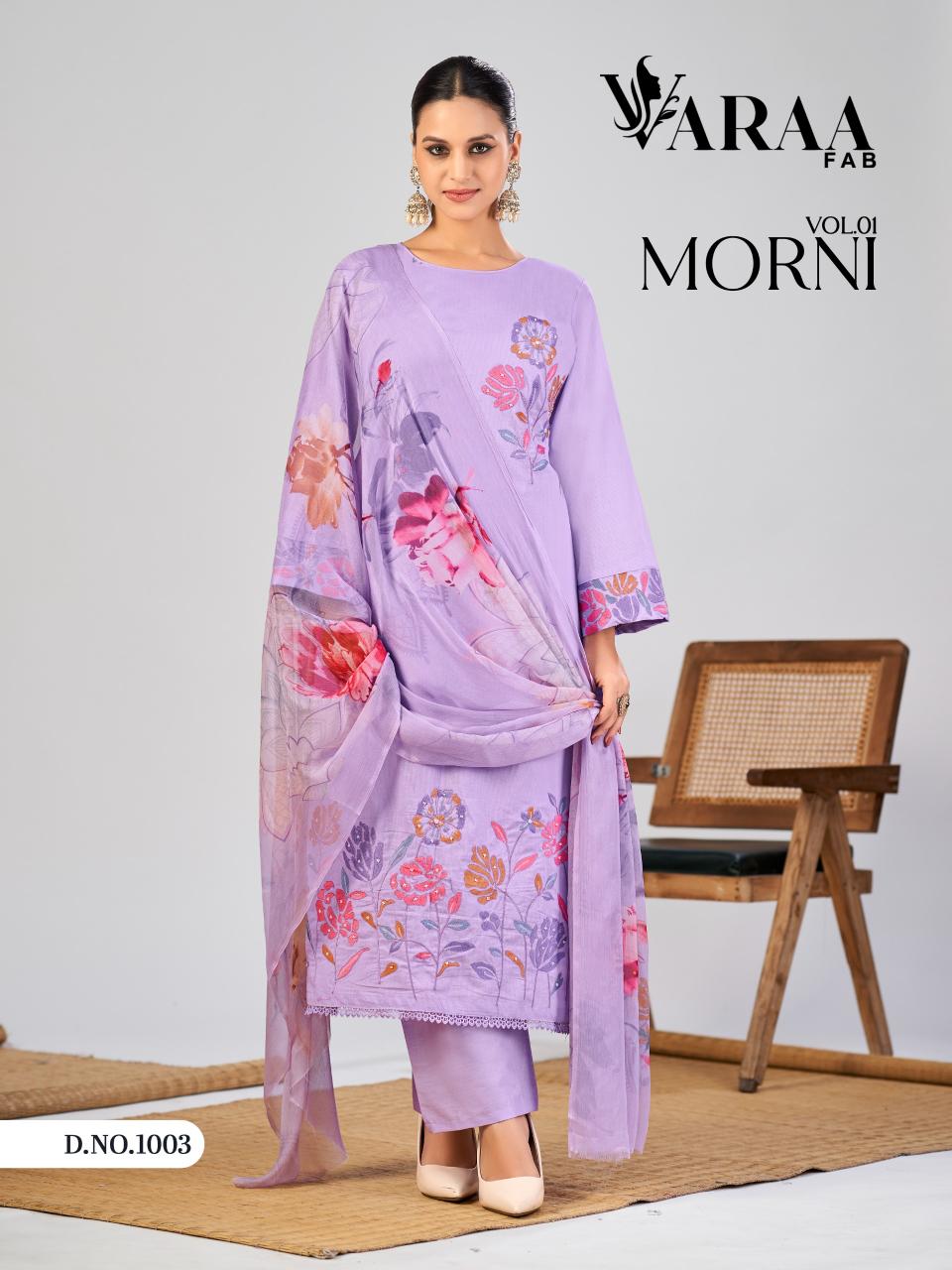 Varaa fab Morni vol 1 catalog unstitched salwar kameez wholesalers in mumbai
