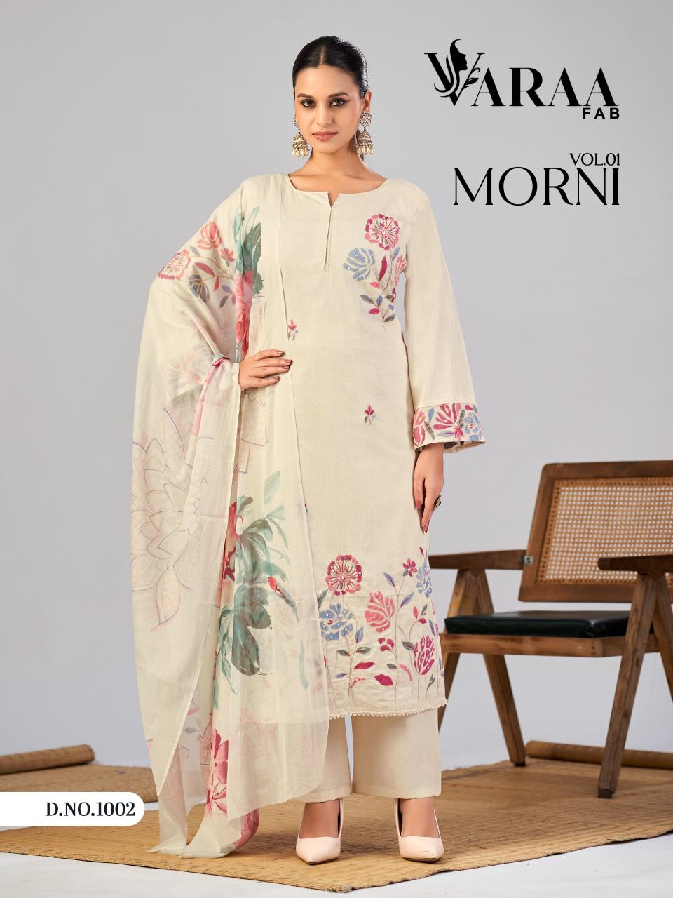 Varaa fab Morni vol 1 catalog unstitched salwar kameez wholesalers in mumbai