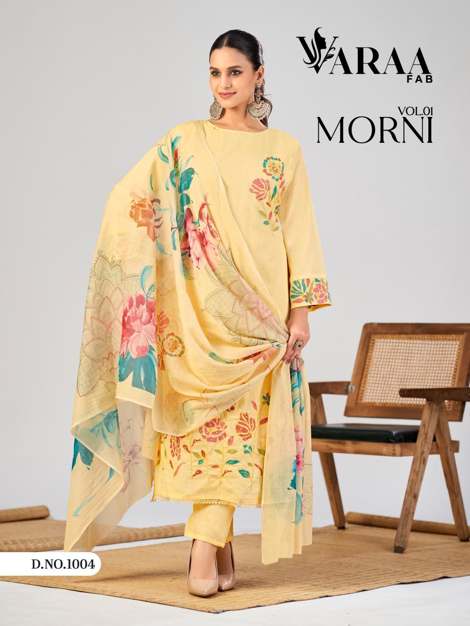Varaa fab Morni vol 1 catalog unstitched salwar kameez wholesalers in mumbai