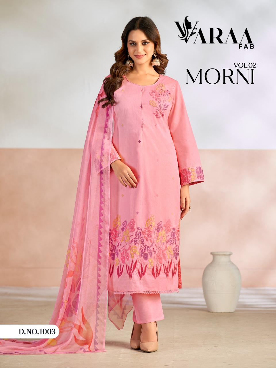 Varaa fab Morni vol 2 catalog unstitched salwar kameez wholesalers kolkata