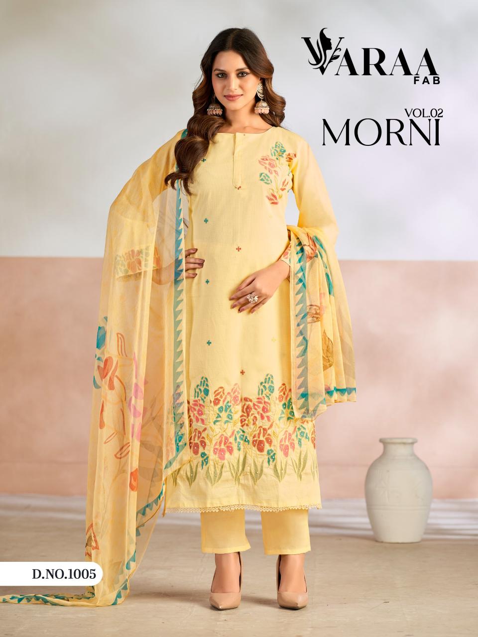 Varaa fab Morni vol 2 catalog unstitched salwar kameez wholesalers kolkata