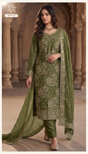 Vinay 671 catalog salwar kameez wholesale market in kolkata