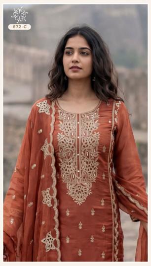 Vinay 672 catalog wholesale salwar kameez suits