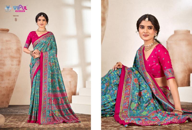 Vipul Ivory Silk vol 18 catalog sarees wholesale price