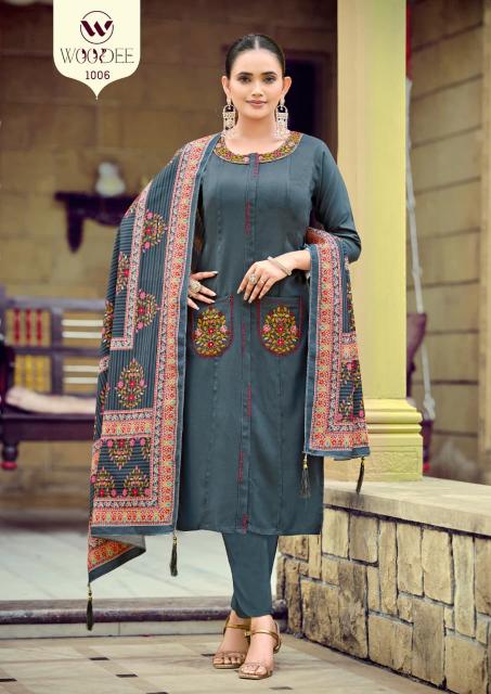 Woodee Pari catalog kurti pants wholesale