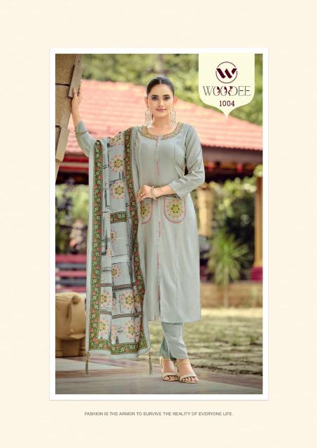 Woodee Pari catalog kurti pants wholesale