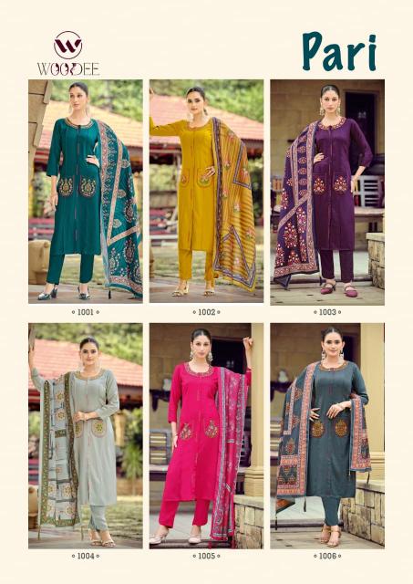 Woodee Pari catalog kurti pants wholesale