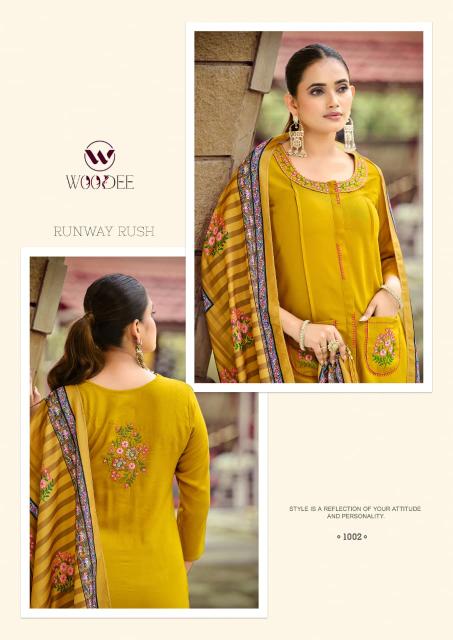 Woodee Pari catalog kurti pants wholesale