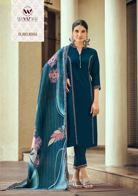 Woodee Prachi catalog wholesale manufacturer of kurtis in surat 