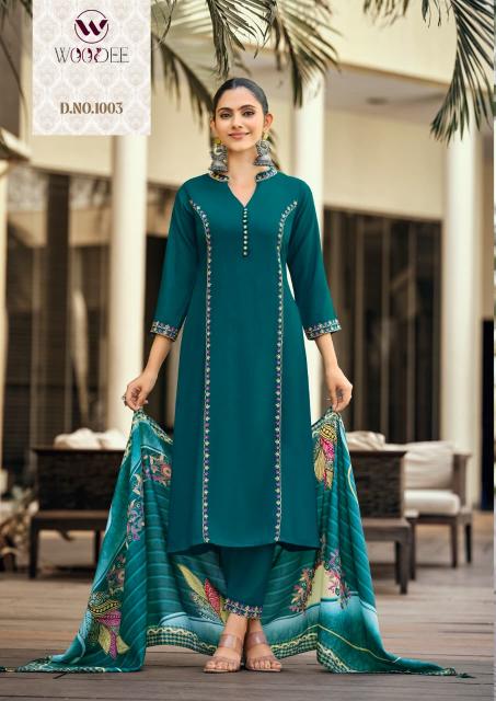 Woodee Prachi catalog wholesale manufacturer of kurtis in surat 