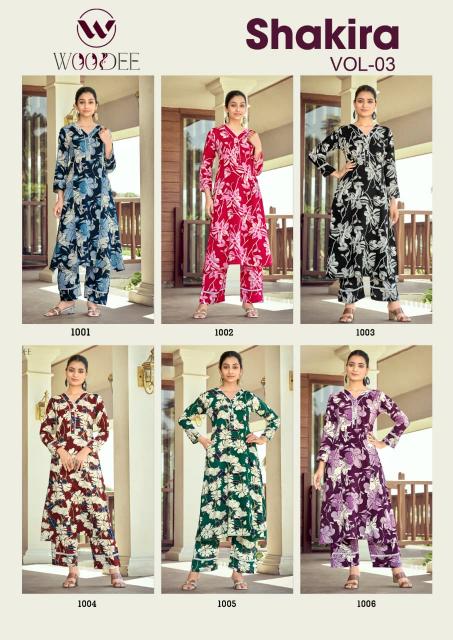 Woodee Shakira Vol 3 Catalog luxury co ord sets