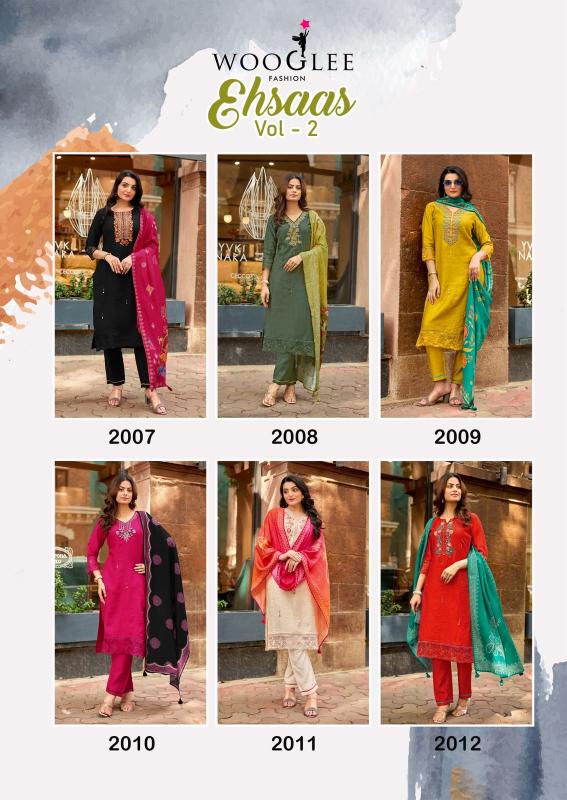 Wooglee Ehsaas vol 2 Catalog kurti wholesaler in barakpur