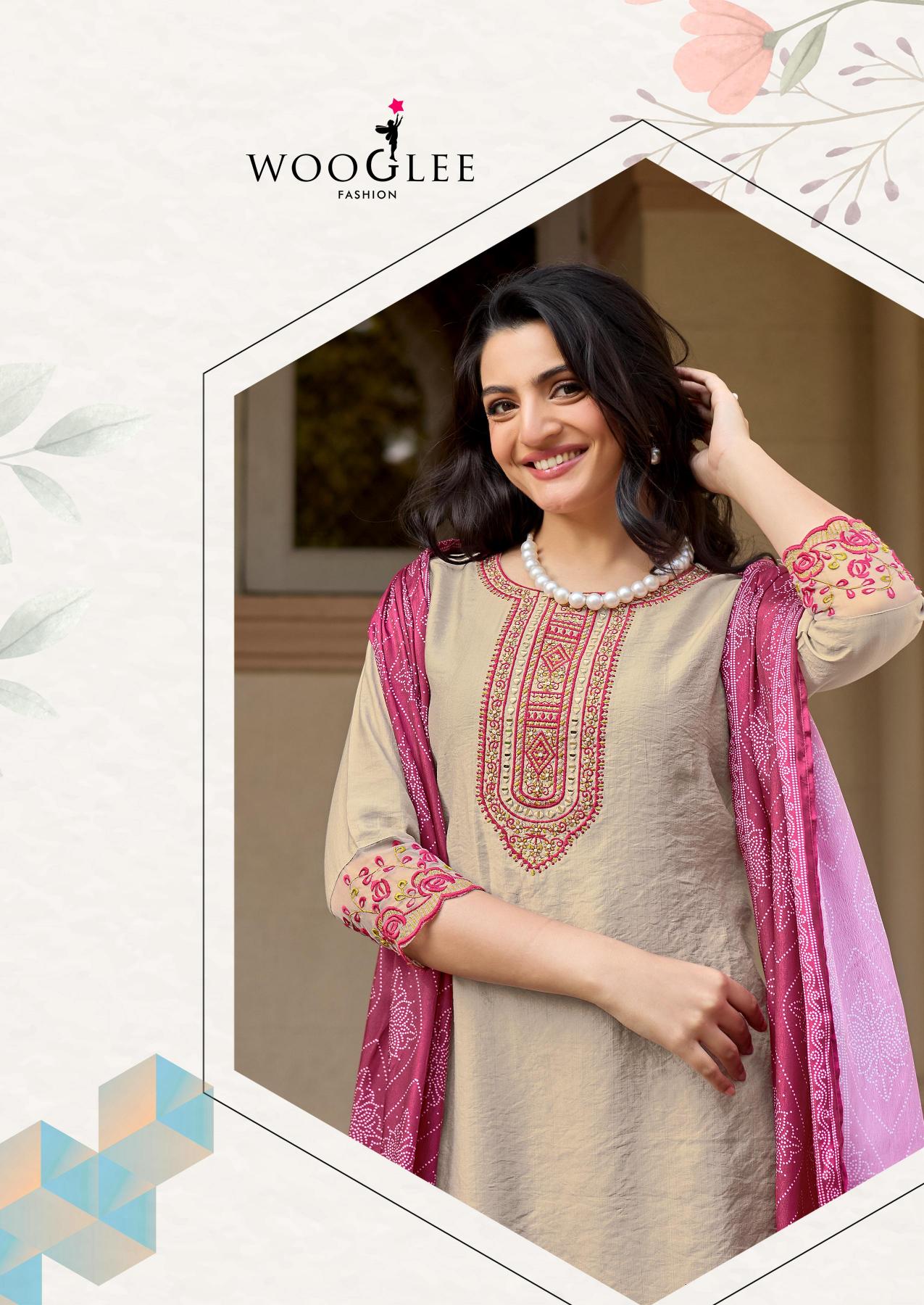 Wooglee Sagaai vol 3 catalog wholesaler of new kurti design