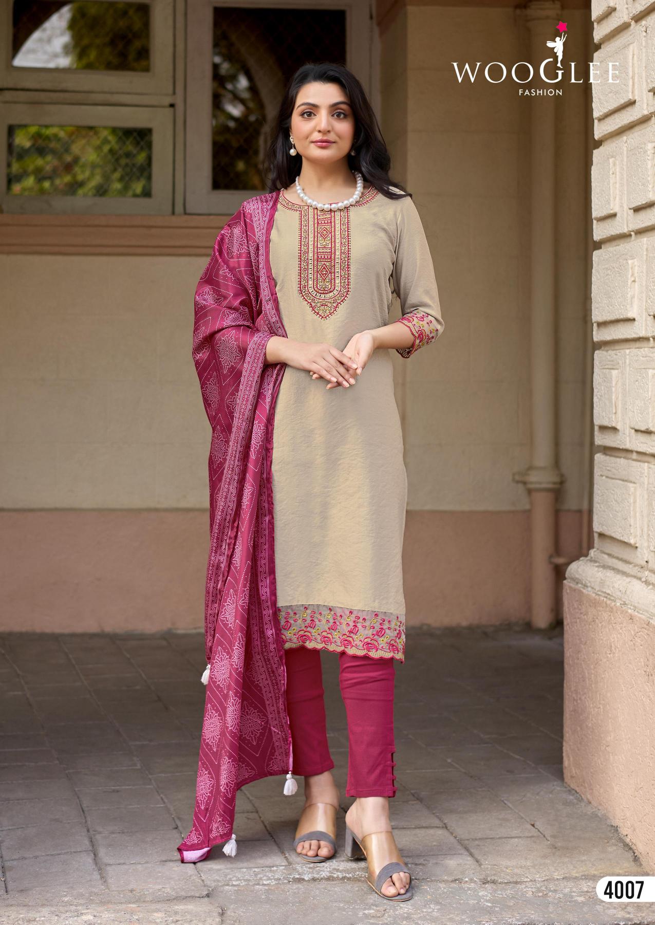 Wooglee Sagaai vol 3 catalog wholesaler of new kurti design