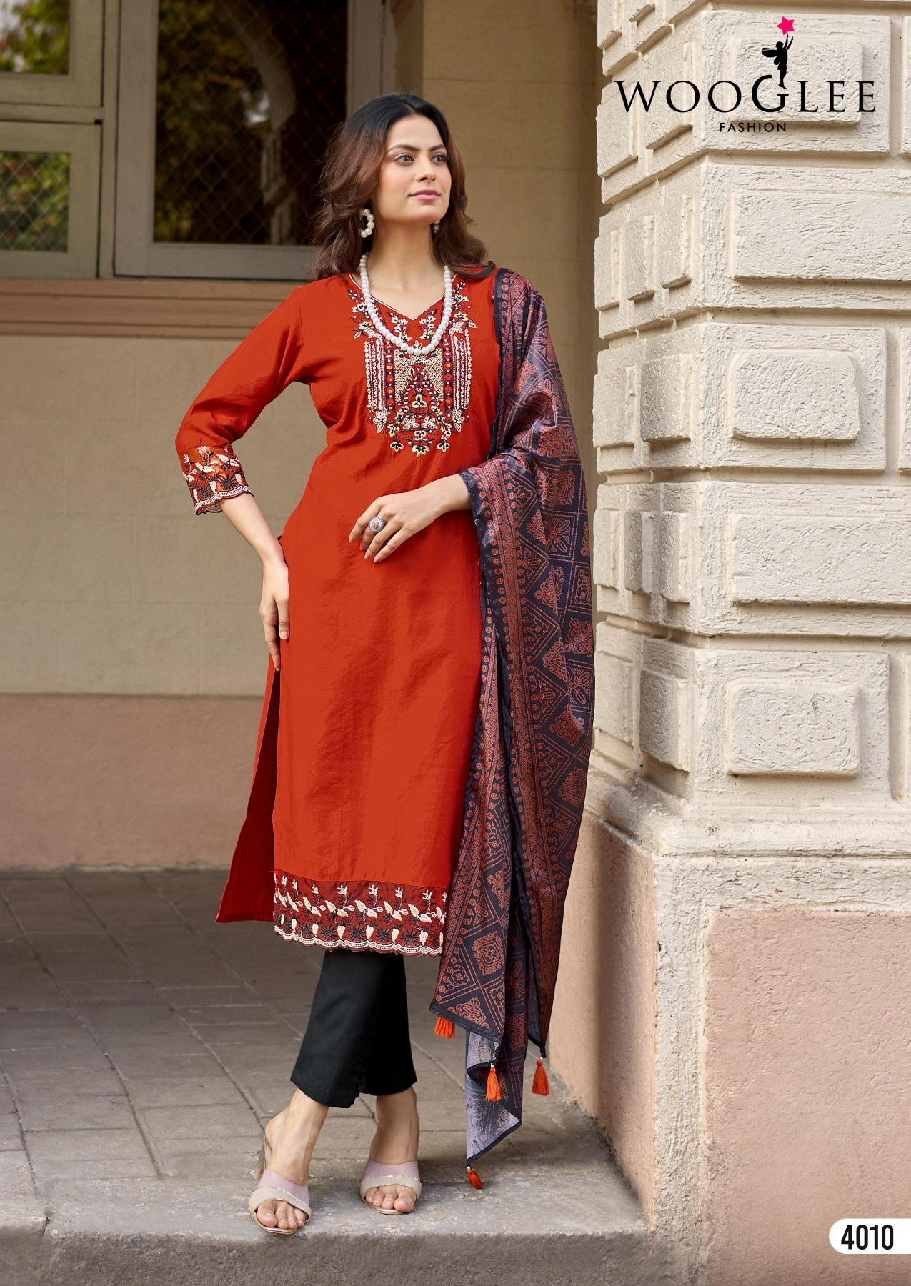 Wooglee Sagaai vol 3 catalog wholesaler of new kurti design