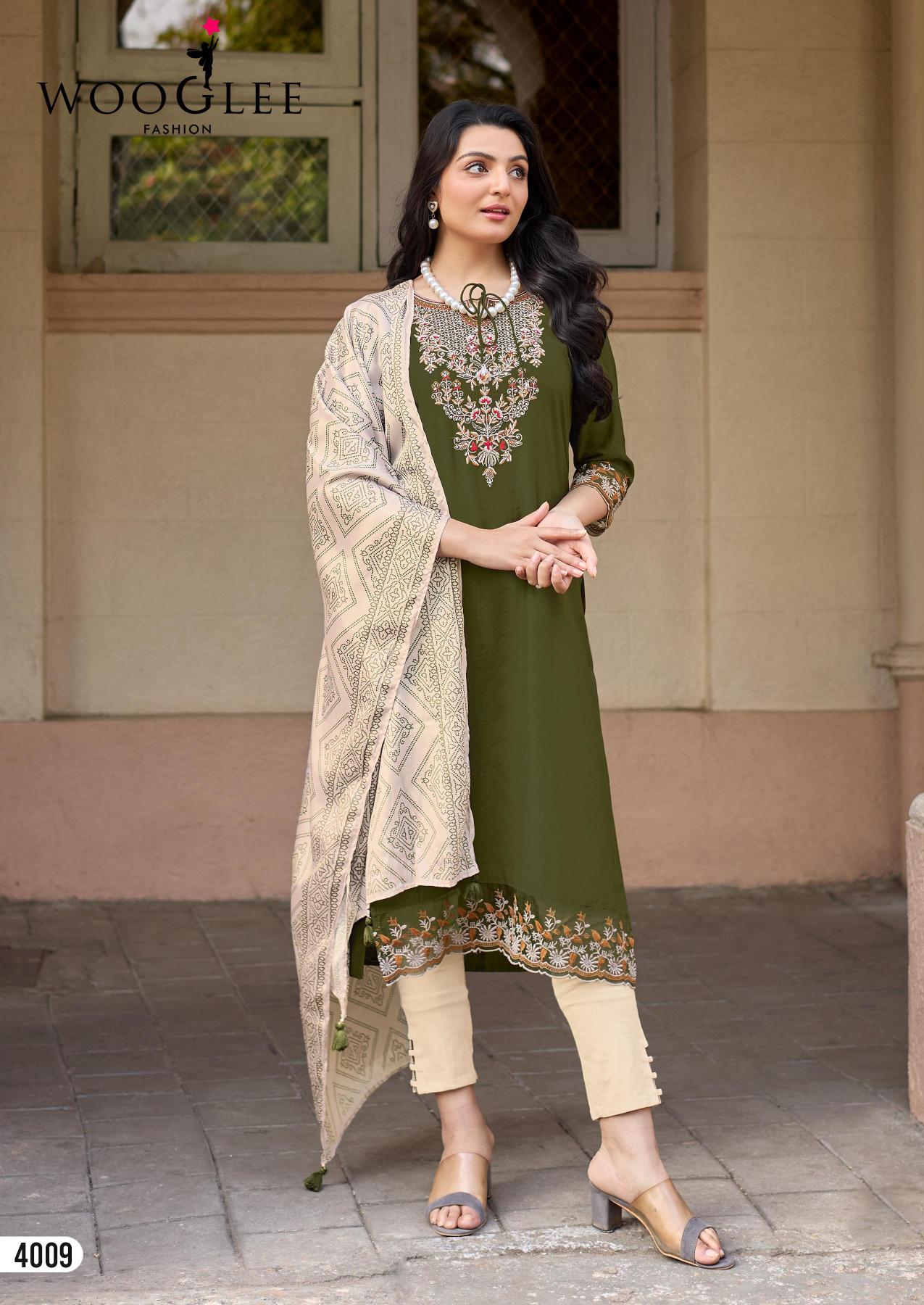Wooglee Sagaai vol 3 catalog wholesaler of new kurti design