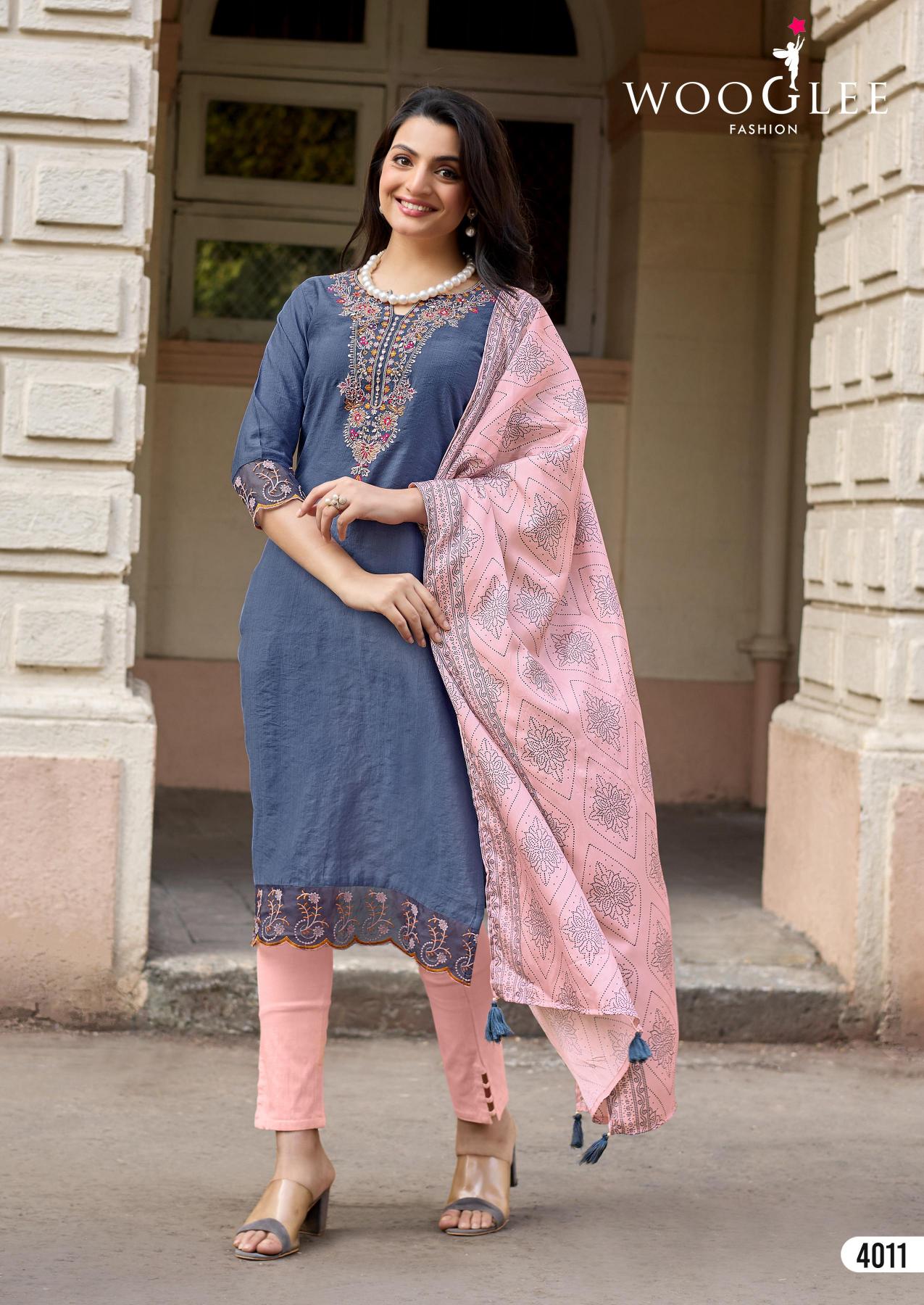 Wooglee Sagaai vol 3 catalog wholesaler of new kurti design