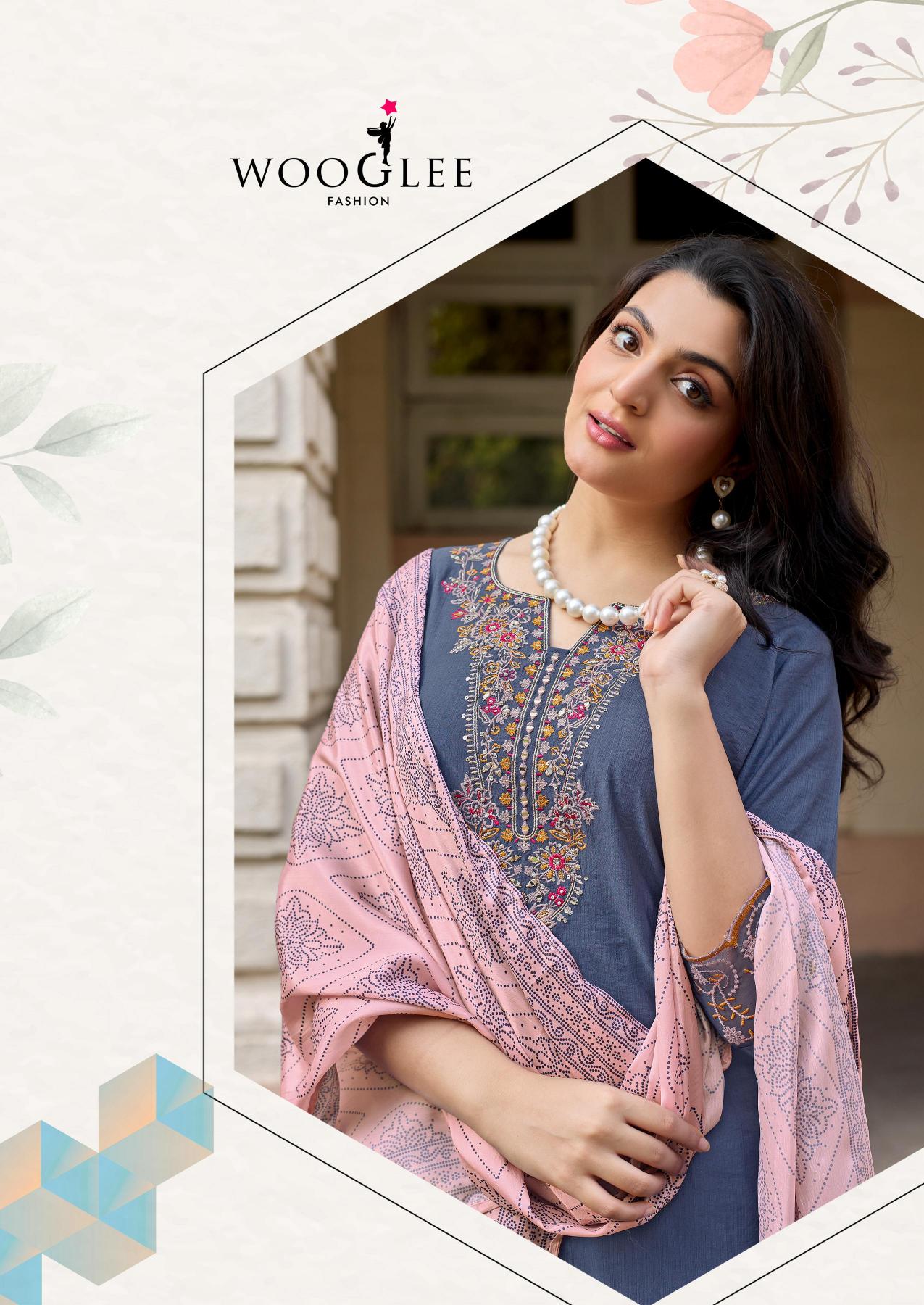 Wooglee Sagaai vol 3 catalog wholesaler of new kurti design