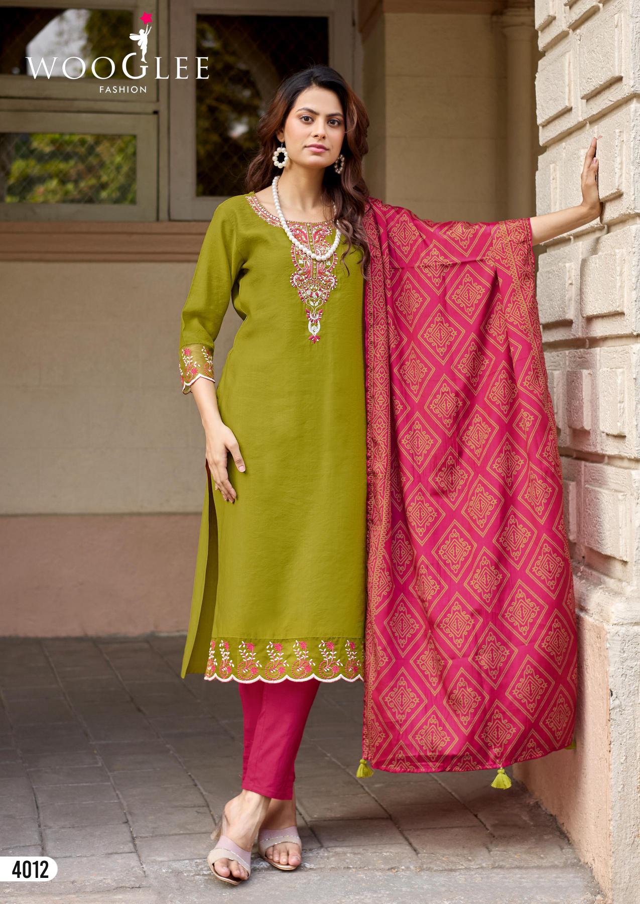 Wooglee Sagaai vol 3 catalog wholesaler of new kurti design