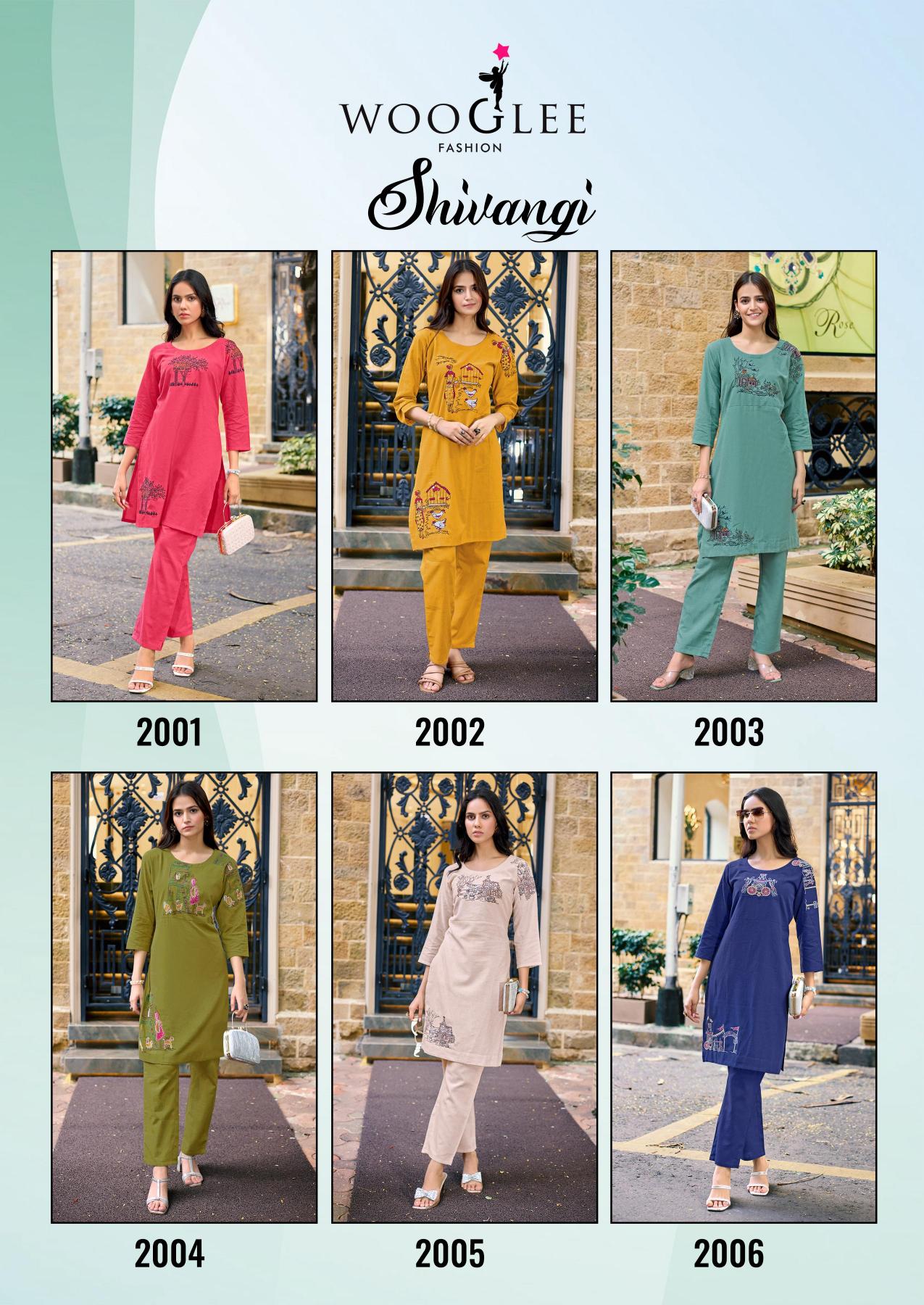 Wooglee Shivangi catalog co ord sets online