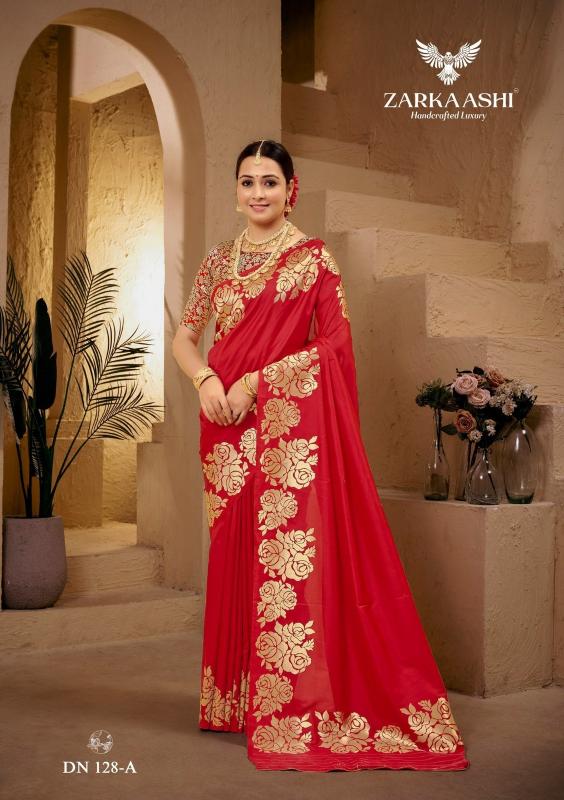 Zarkaashi Gulab kali catalog wholesale banarasi saree