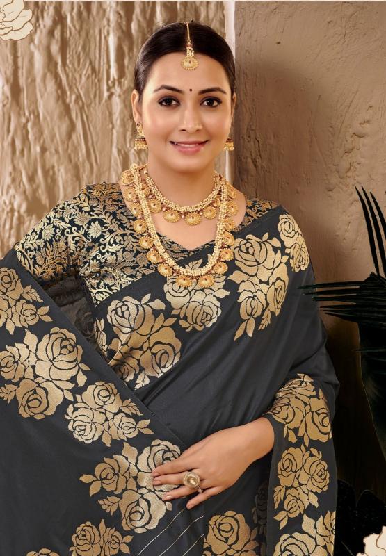 Zarkaashi Gulab kali catalog wholesale banarasi saree