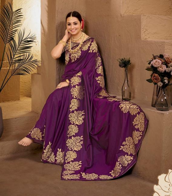 Zarkaashi Gulab kali catalog wholesale banarasi saree