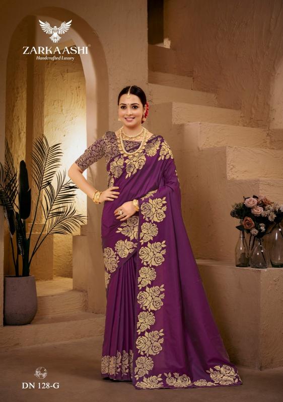 Zarkaashi Gulab kali catalog wholesale banarasi saree