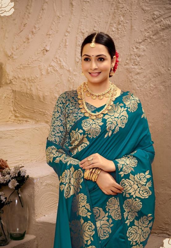 Zarkaashi Gulab kali catalog wholesale banarasi saree