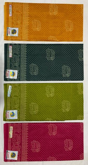 Zeel Fancy Bandhani – Mal Cotton Saree - Wholesale Cataloge 