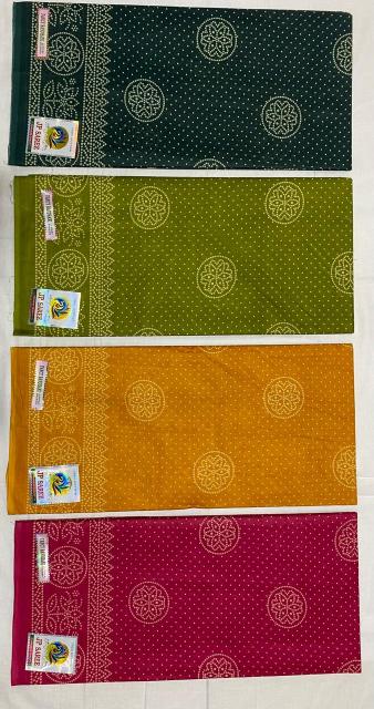 Zeel Fancy Bandhani – Mal Cotton Saree - Wholesale Cataloge 