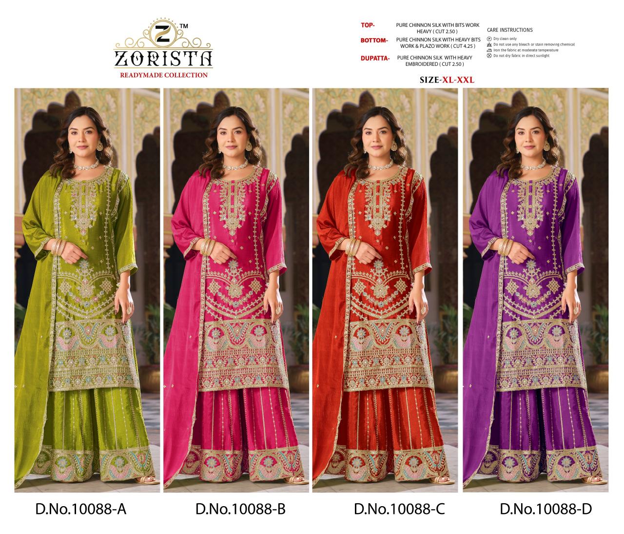 Zorista 10080 catalog wholesale pakistani suits online