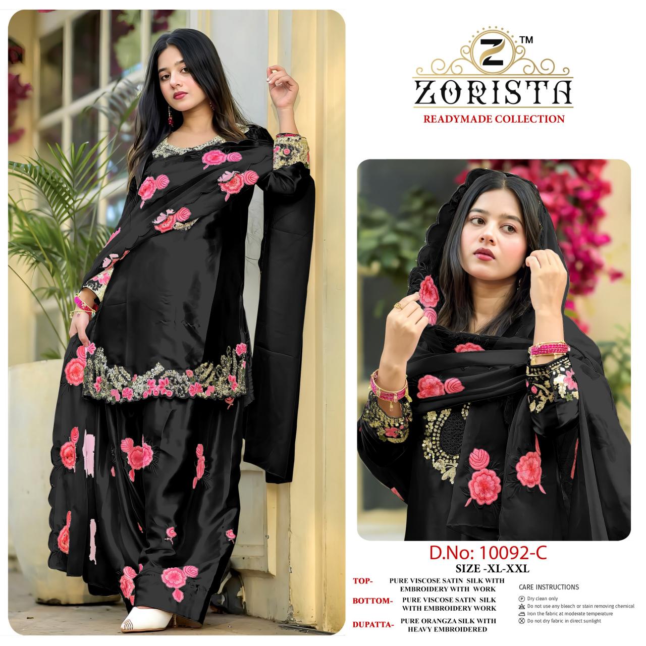 Zorista 10092 catalog wholesale pakistani suits buy online