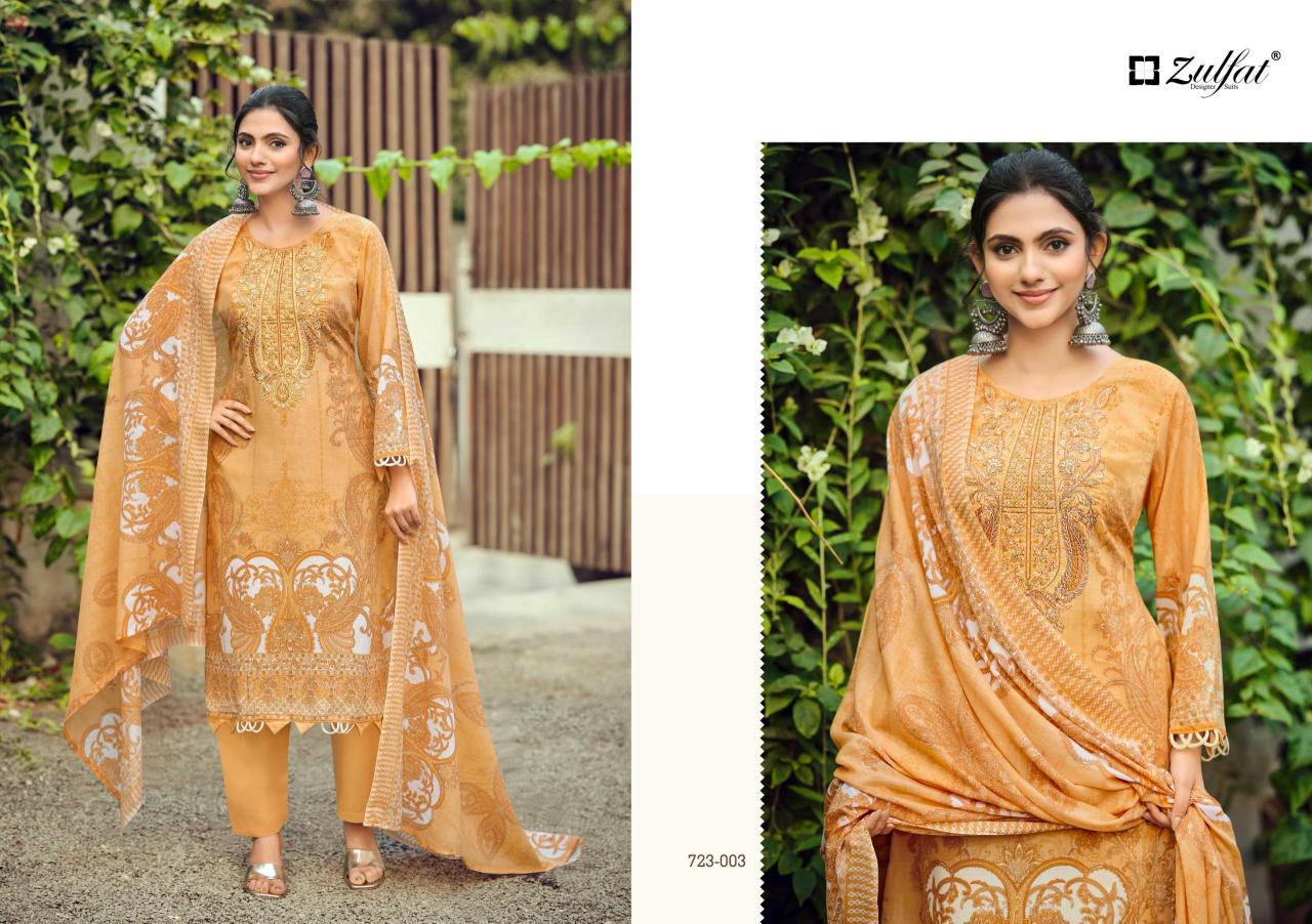 Zulfat Firdaus vol 2 catalog surat dress material wholesale market online cash on delivery