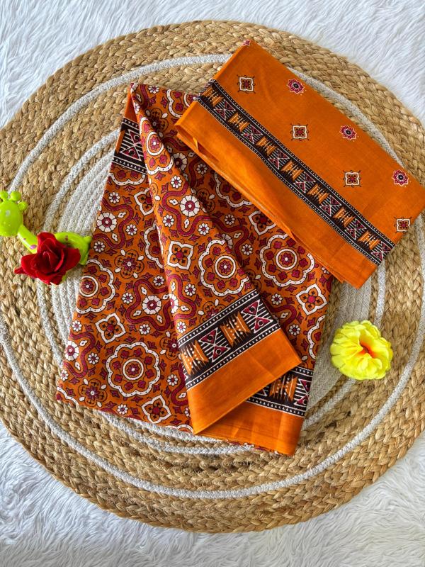 AJARAKH Cotton Saree market in Ahmedabad