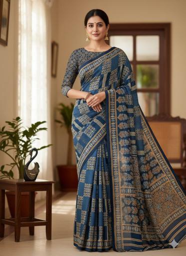 AJRrakh Gajji bandhej Wholesale sarees in Mumbai